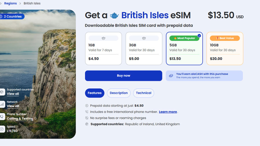 best eSIM for UK and Ireland travelers