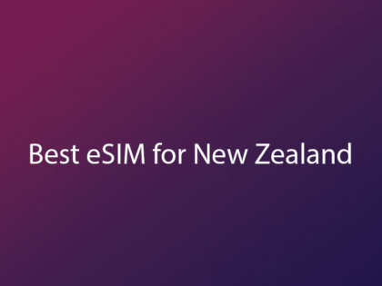 Best eSIM for New Zealand