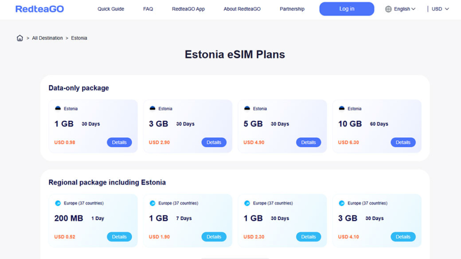 Best eSIM for Estonia