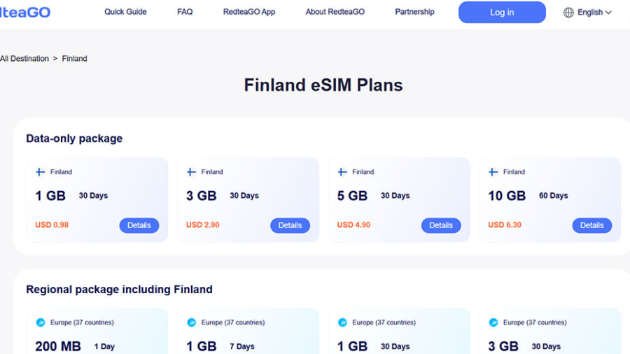 Best eSIM for Finland